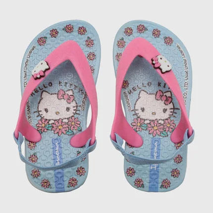 Chinelo Baby Ipanema Hello Kitty Amore Grendene com Elástico