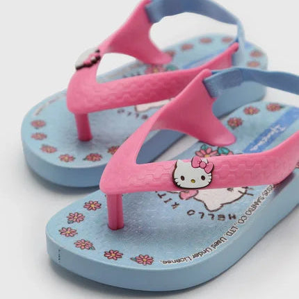 Chinelo Baby Ipanema Hello Kitty Amore Grendene com Elástico