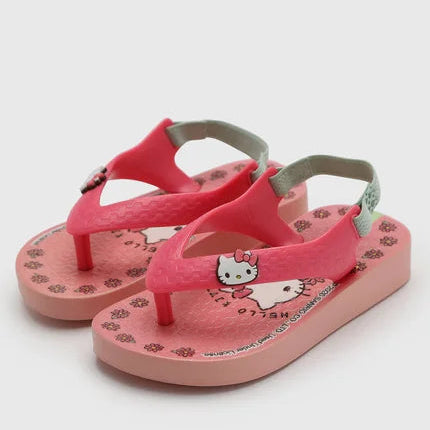 Chinelo Baby Ipanema Hello Kitty Amore Grendene com Elástico