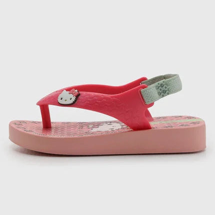 Chinelo Baby Ipanema Hello Kitty Amore Grendene com Elástico