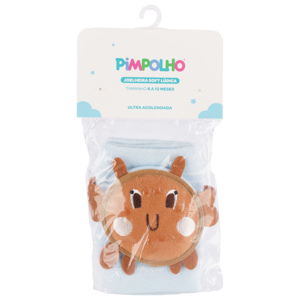 Joelheira Infantil Masculina Pimpolho Soft Lúdica 06 a 12 Meses