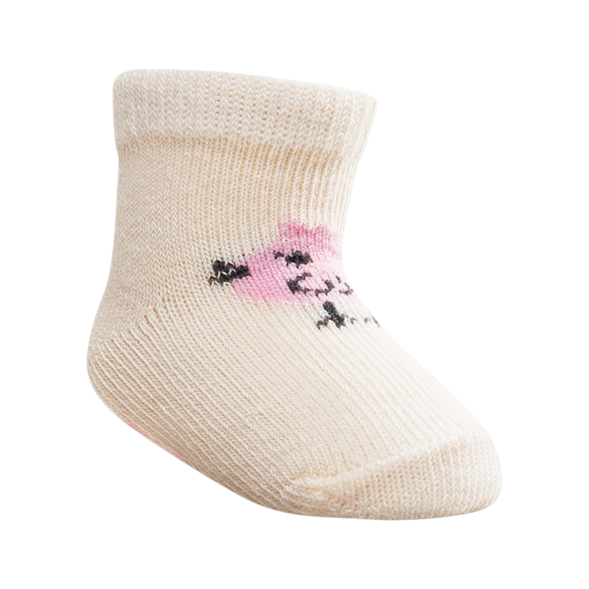 Kit Meia Infantil Feminina Pimpolho Colorida RN / Prematuro - Conforto e Proteção com 3&nbsp;Pares