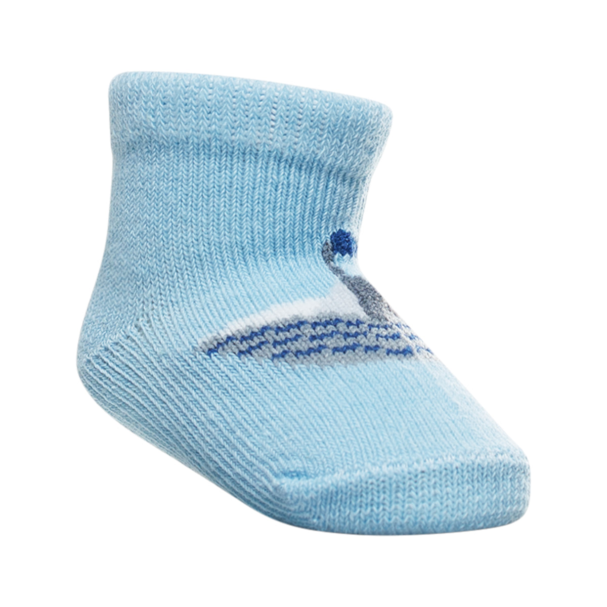 Kit Meia Infantil Masculina Pimpolho Colorida RN / Prematuro - Conforto e Proteção com 3 Pares