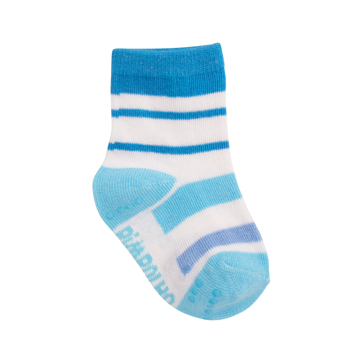 Kit Meia Infantil Masculina Colorida Pimpolho Antiderrapante c/ 3 Pares