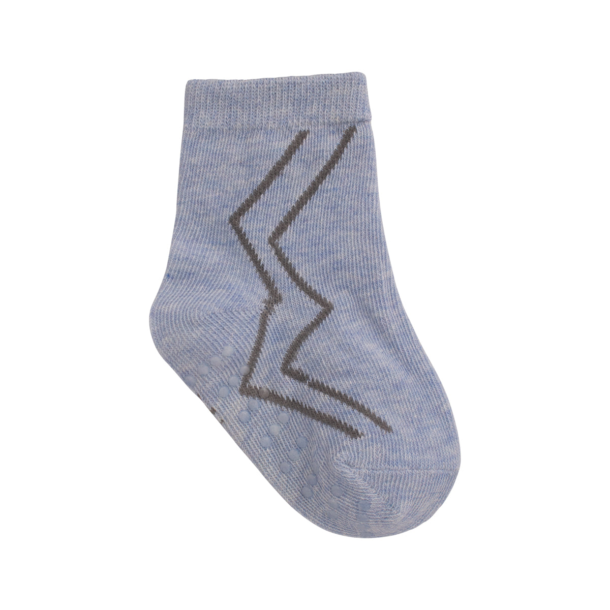 Kit Meia Infantil Masculina Colorida Pimpolho Antiderrapante c/ 3 Pares