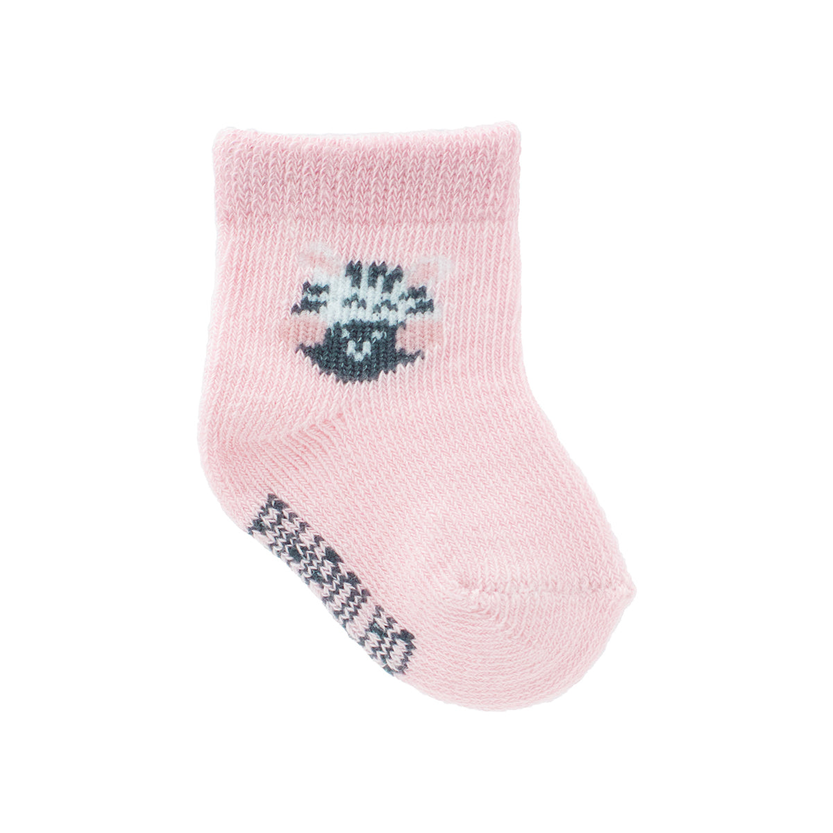 Kit Meia Bebê Feminina Pimpolho Zero Recém-Nascido Algodão Com 3 Pares
