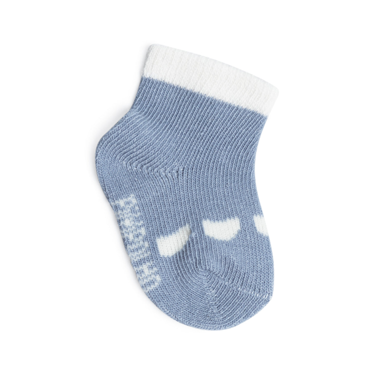 Kit Meia Bebê Masculina Pimpolho Zero Recém-Nascido Algodão Com 3 Pares