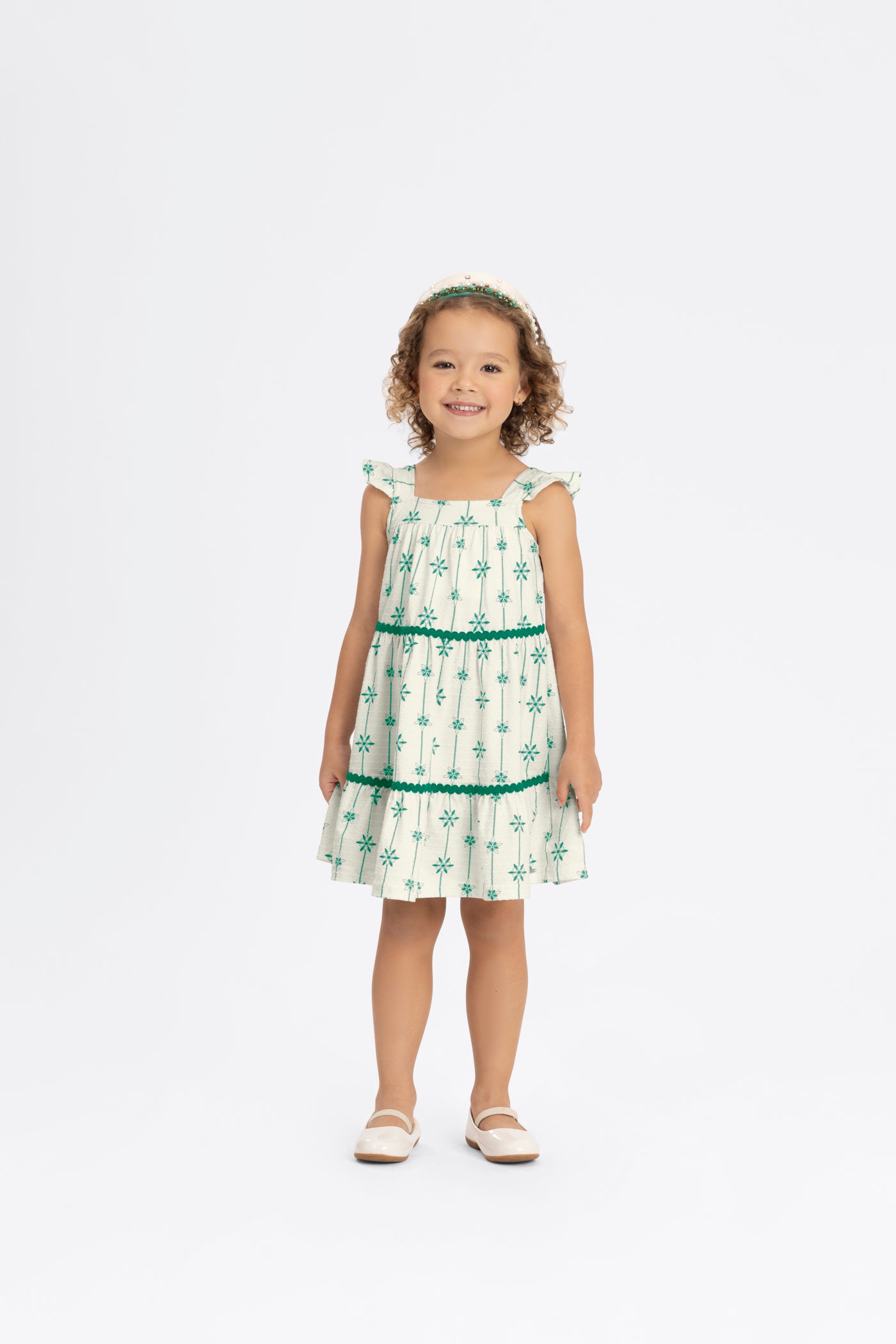 Vestido Infantil Alakazoo Florzinhas
