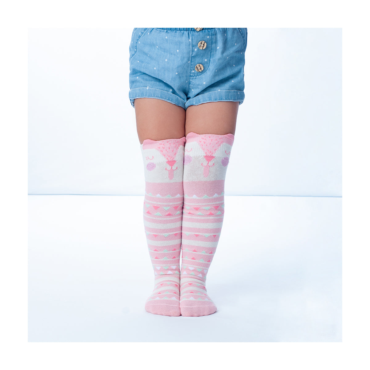 Meia Infantil Pimpolho 5/8 Lúdica Divertida Meia Maluca