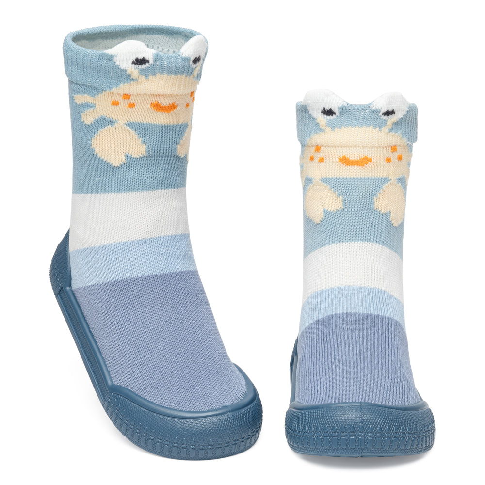 Meia Com Sola Infantil Pimpolho Antiderrapante Masculina