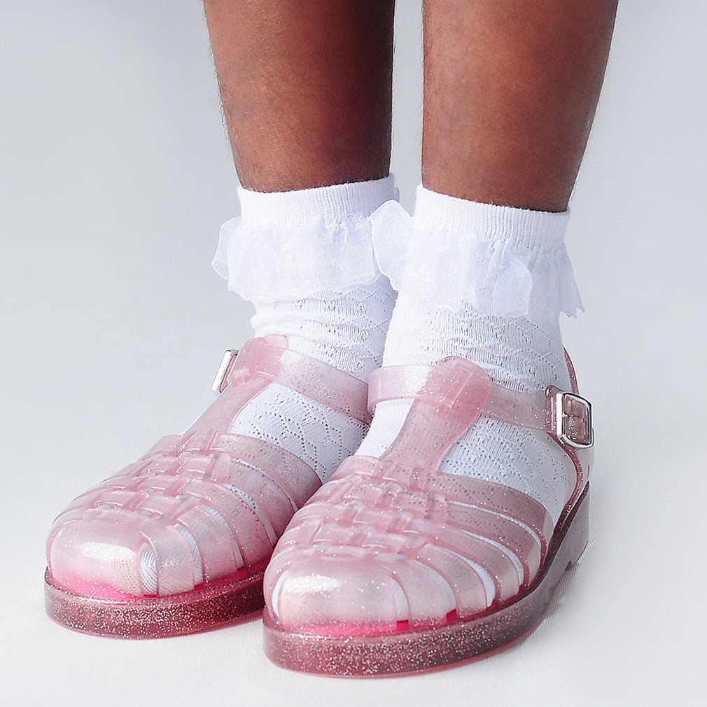 Meia Pimpolho Festa Fashion Conforto e Elegância Infantil