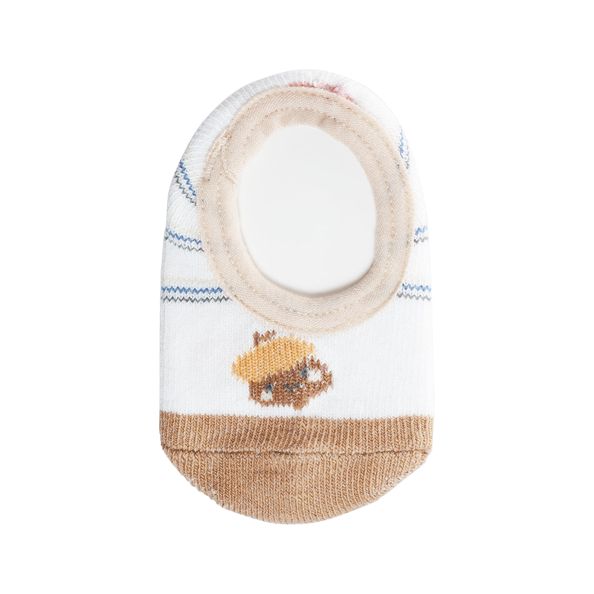 Meia Sapatilha Infantil Masculina Pimpolho Colorida 00 a 06 Meses