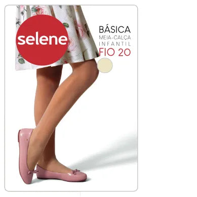 Meia Calça Selene Básica Infantil Fio 20