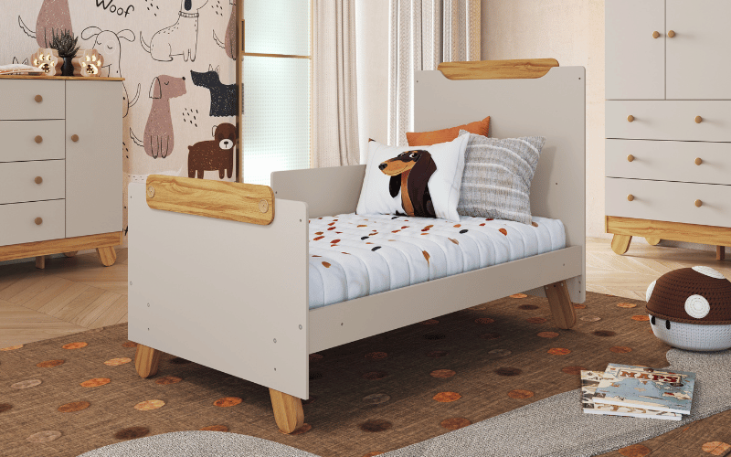 Berço Americano Peroba Pingo 4 em 1