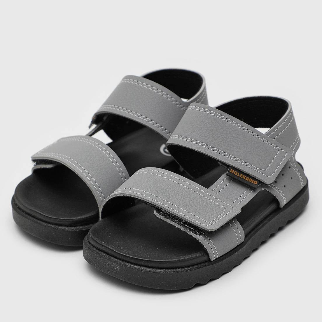 Sandália Papete Infantil Molekinho Fecho Fácil Conforto e Estilo