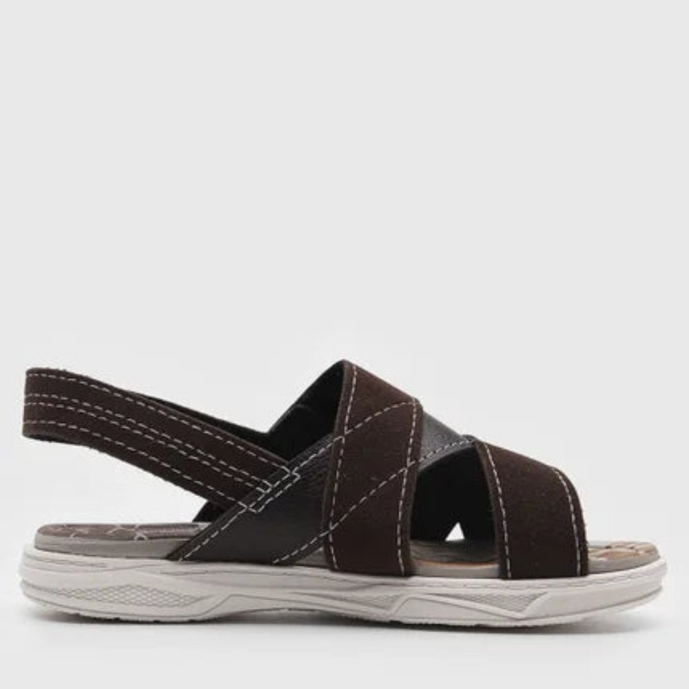Sandália Infantil Masculina Molekinho Camurça Transpassada