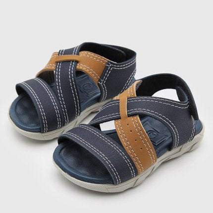 Sandália Infantil Masculina Molekinho Tiras Largas