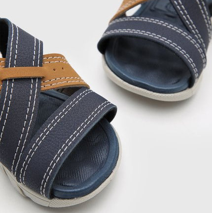 Sandália Infantil Masculina Molekinho Tiras Largas