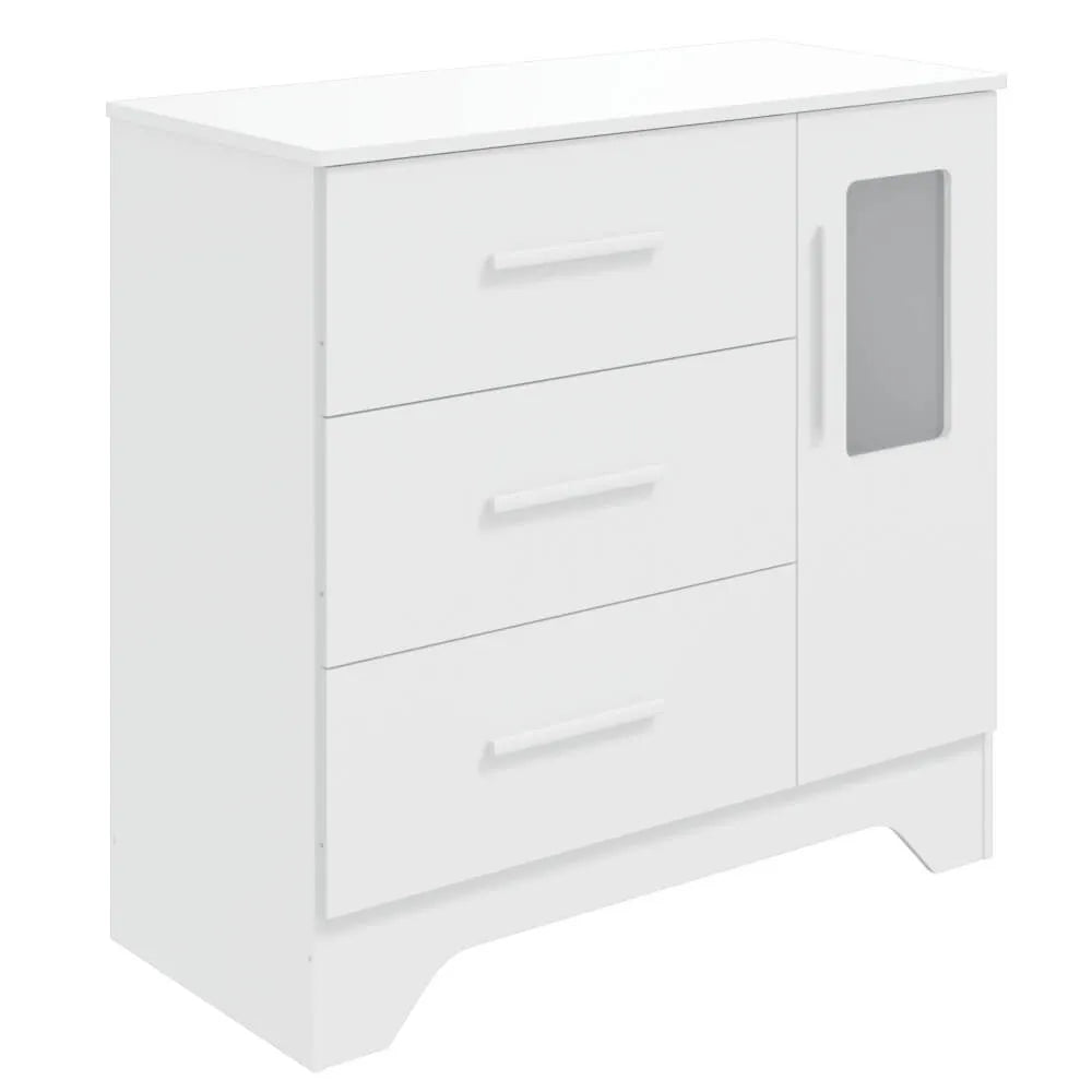 Comoda Popy Retro 1 Porta Plus Peroba