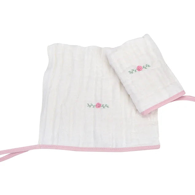 Pano De Boca Loupiot Nature Soft Bordado 2 Peças