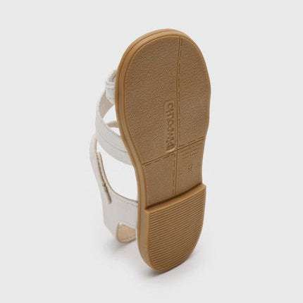 Sandália Infantil Feminina Pimpolho Glam com Laço e Acabamento Cintilante