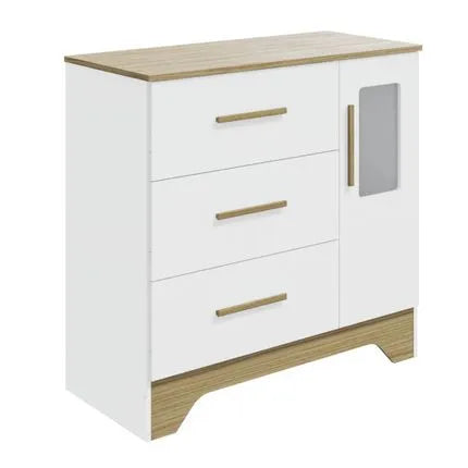 Comoda Popy Retro 1 Porta Plus Peroba