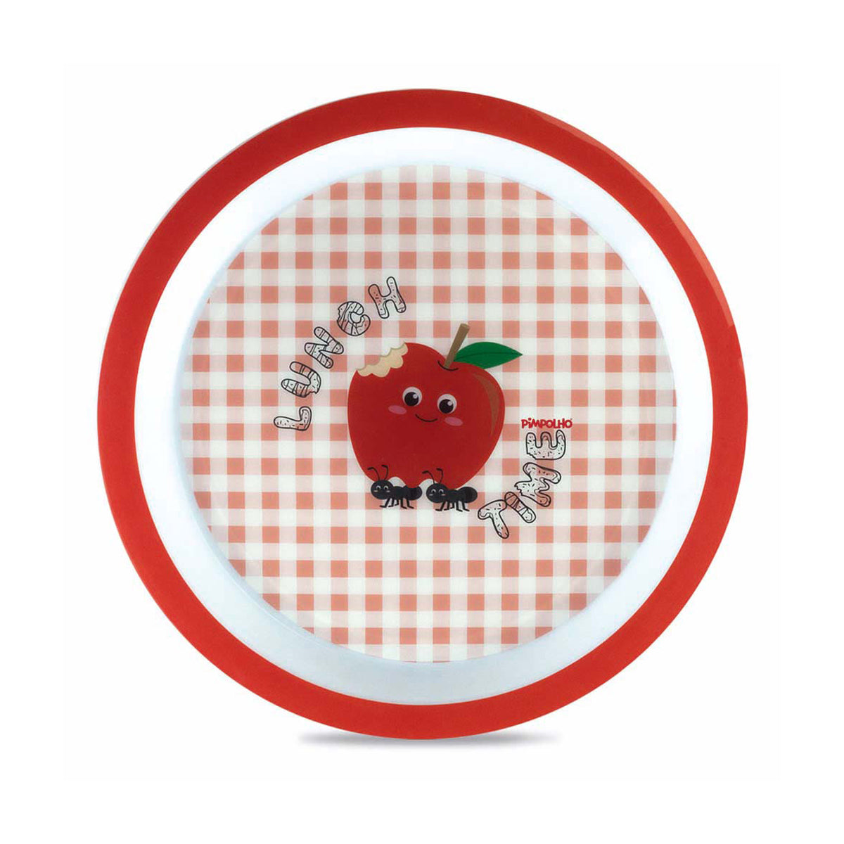 Prato Raso Infantil Pimpolho Individual para Introdução Alimentar 06M+