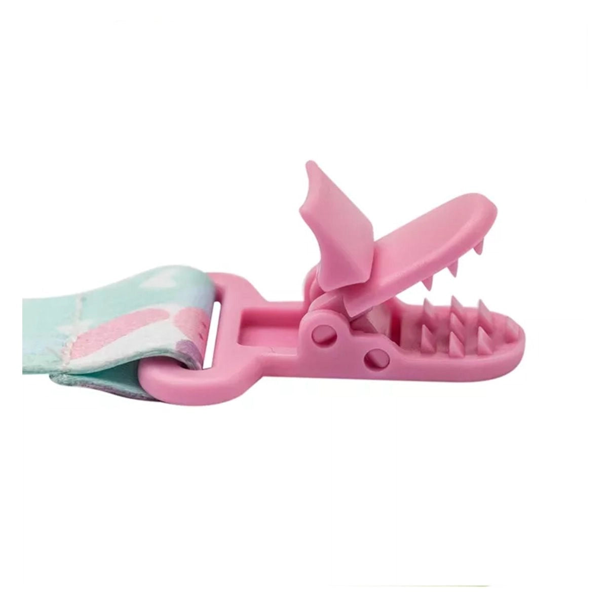 Prendedor de Chupeta Infantil Buba Animal Fun Seguro 3 Meses+