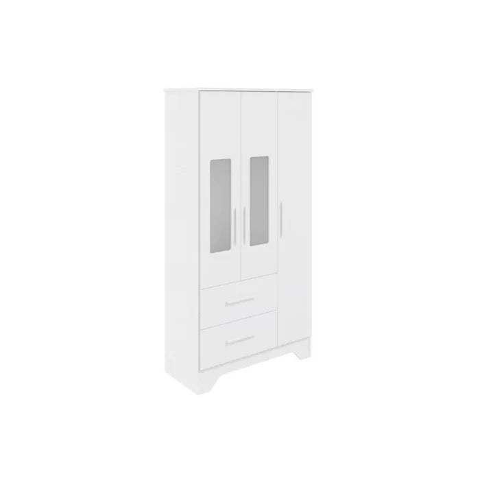 Guarda Roupa Popy Retro Peroba 3 Porta Plus