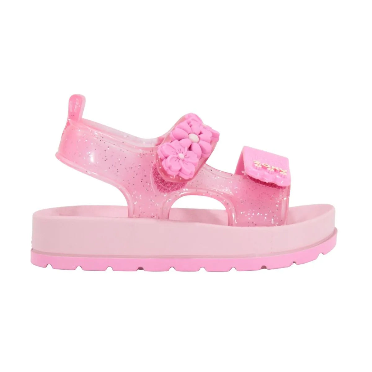 Sandália Infantil Zaxynina Bloom Papete com Flores Grendene  – Estilo e Conforto