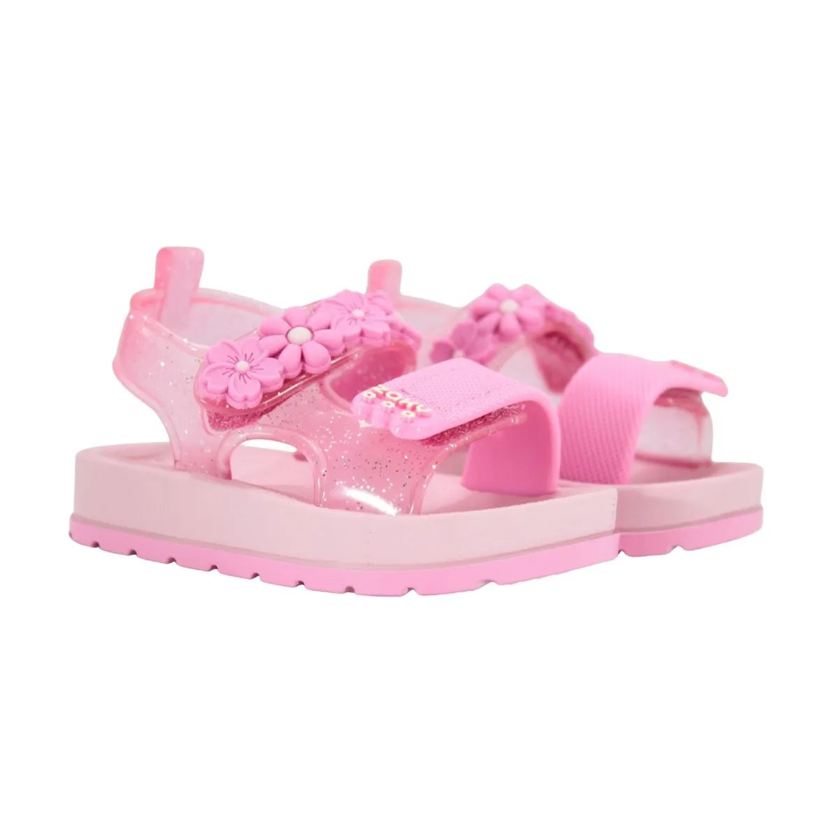 Sandália Infantil Zaxynina Bloom Papete com Flores Grendene  – Estilo e Conforto