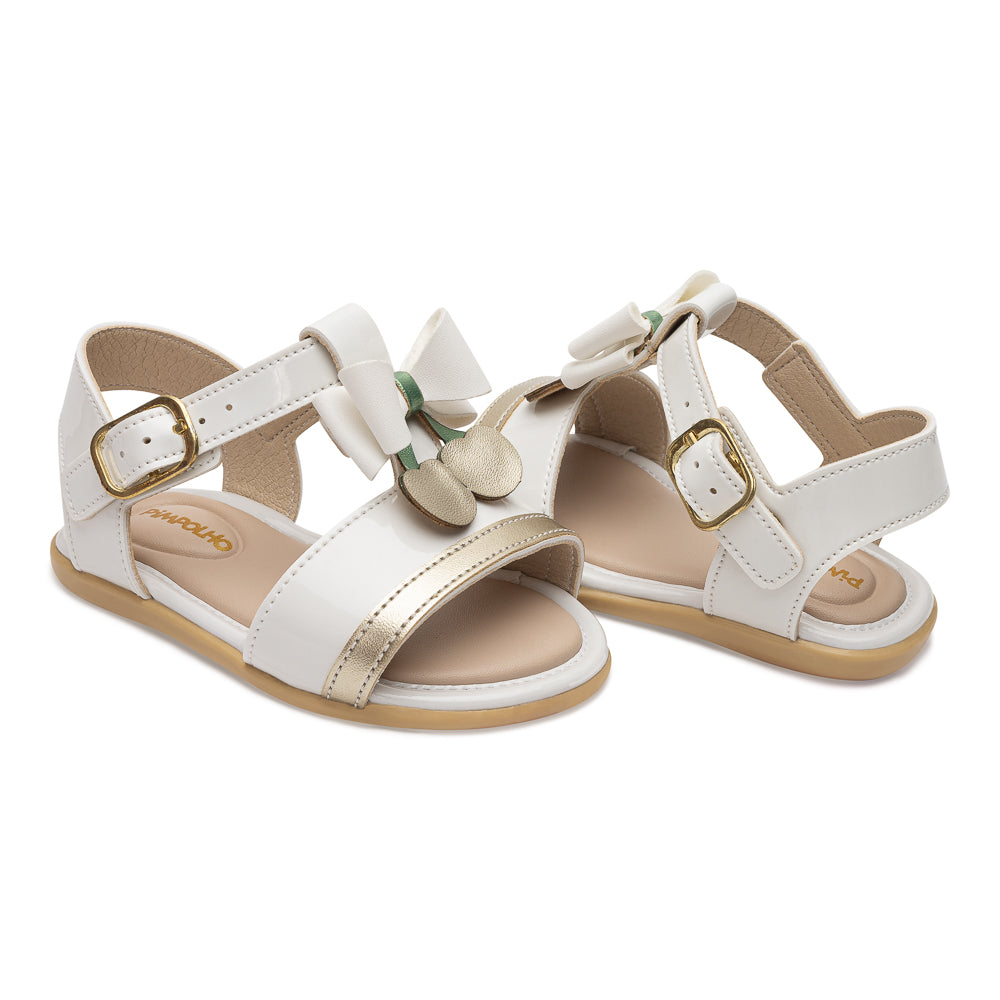 Sandália Infantil Feminina Pimpolho Cherry Fases 2 e 3
