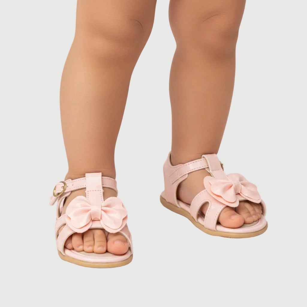 Sandália Infantil Feminina Pimpolho Boneca Lacinho
