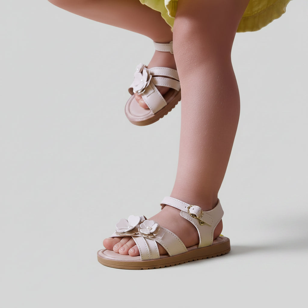 Sandália Infantil Feminina Pimpolho Flora Anatômica Fases 2 e 3