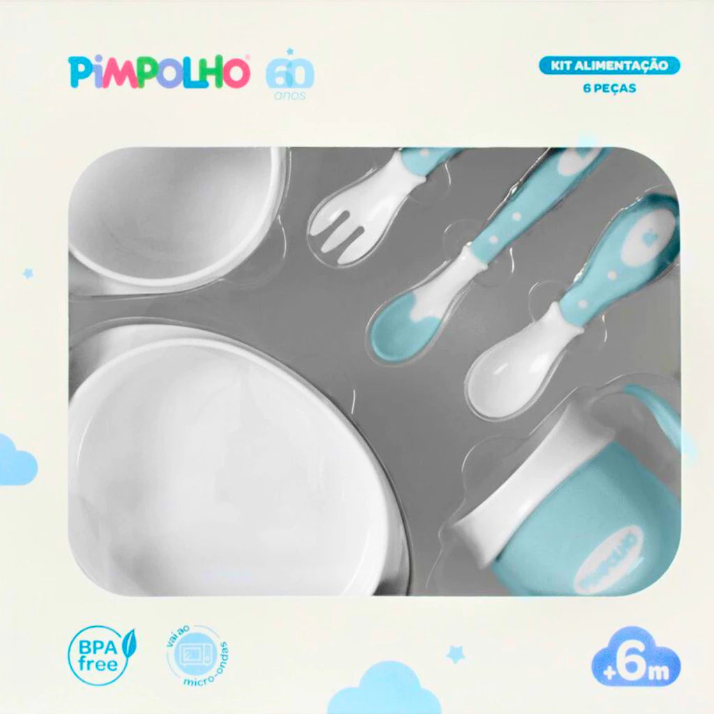 Kit Alimentação Pimpolho Infantil 6 Peças