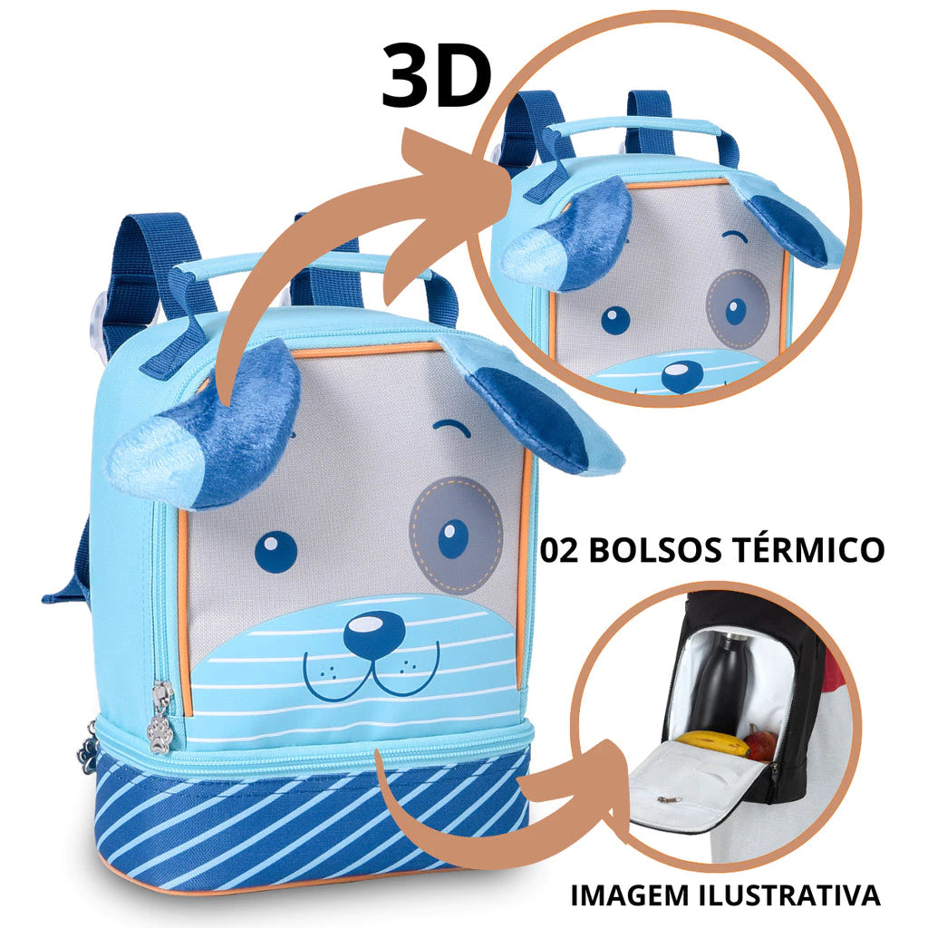 Lancheira Infantil Clio Pets Termica