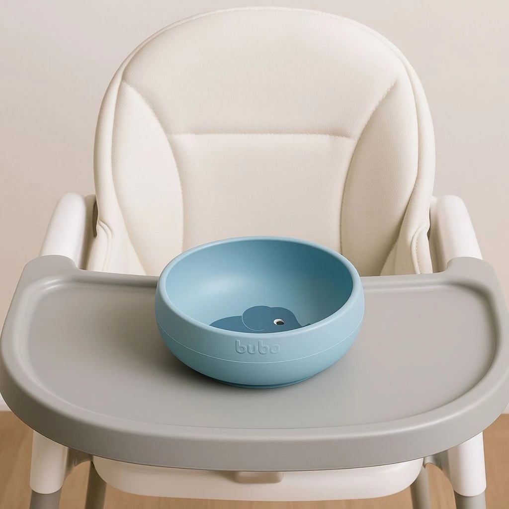 Pratinho Bowl Em Silicone Buba Com  Ventosa Cloudy +6 Meses
