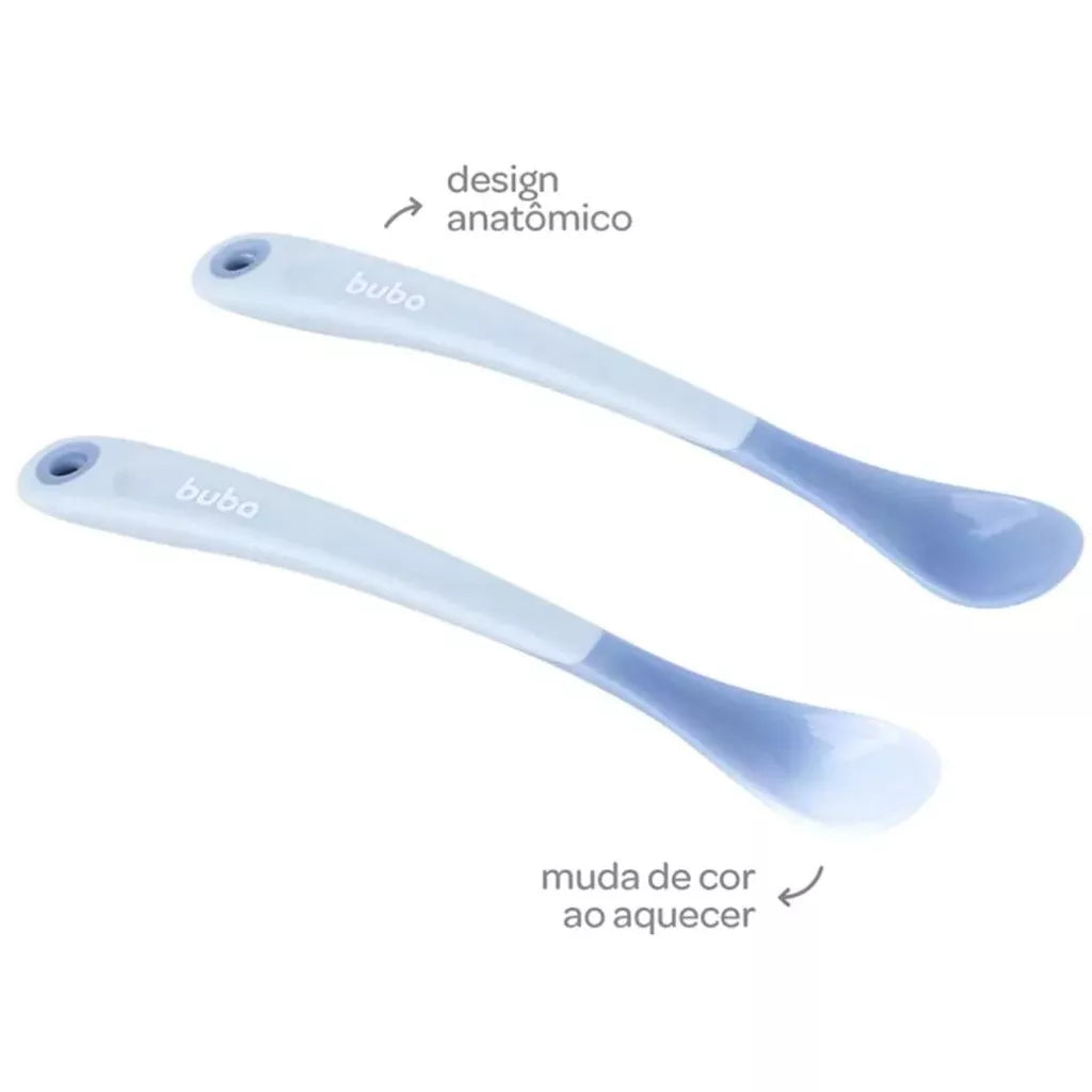 Kit de Colheres Termossensíveis Buba – 2 Peças | +6 Meses