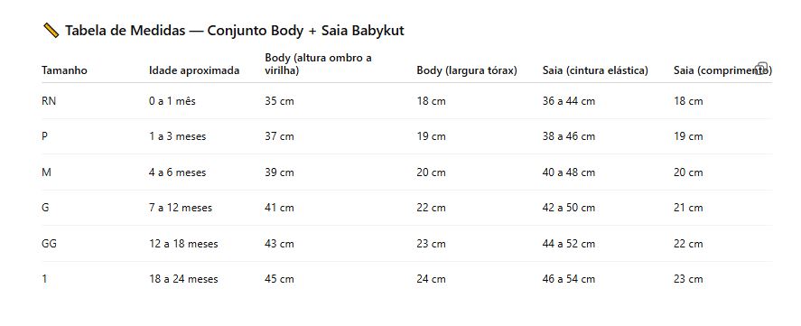 BODY UNISSEX BABYKUT TEMATICO