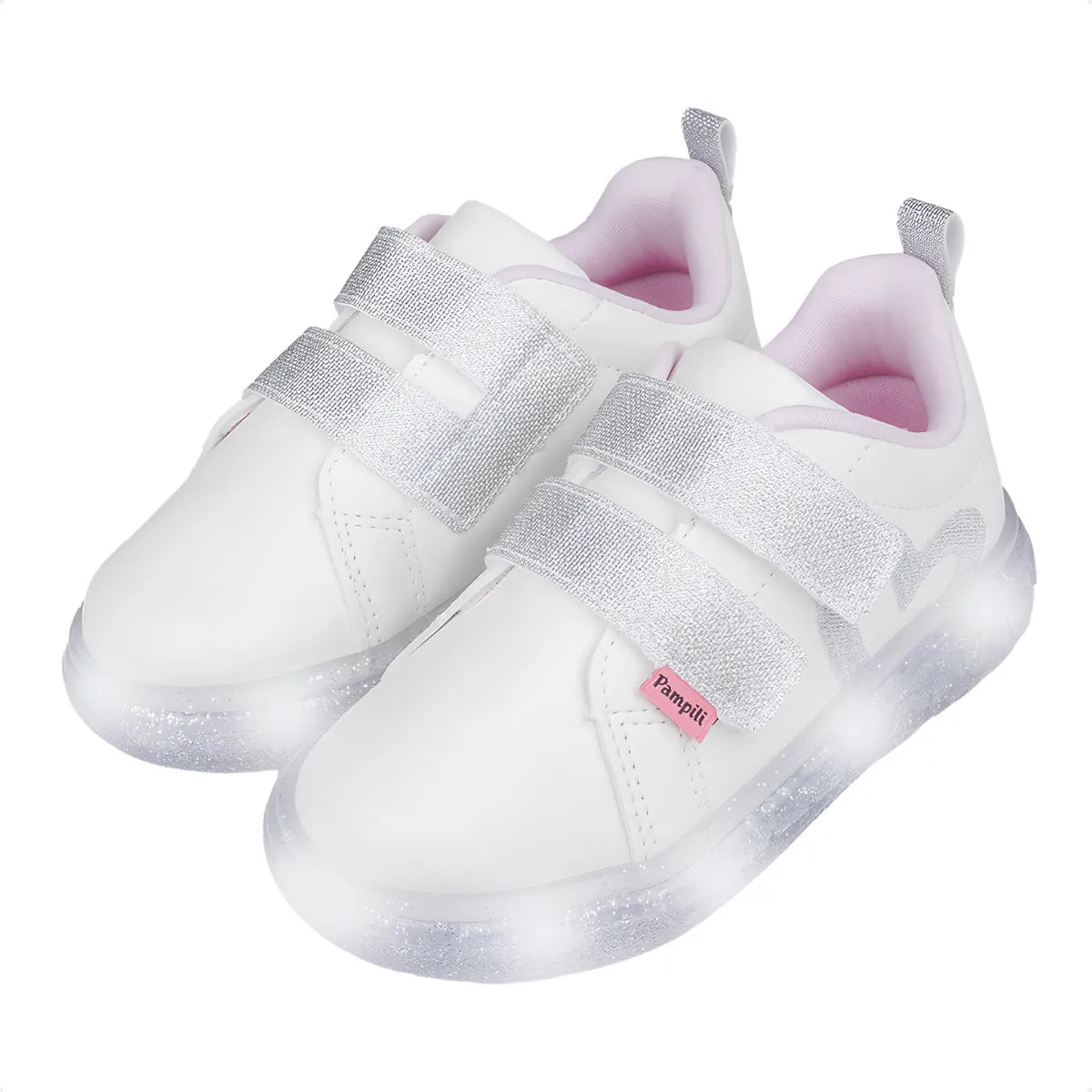 Tênis Pampili Sneaker Luz CoraÇão Icónico