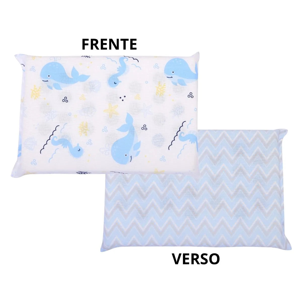 Travesseiro Infantil Dengo Estampado 19x29 cm - 100% Algodão