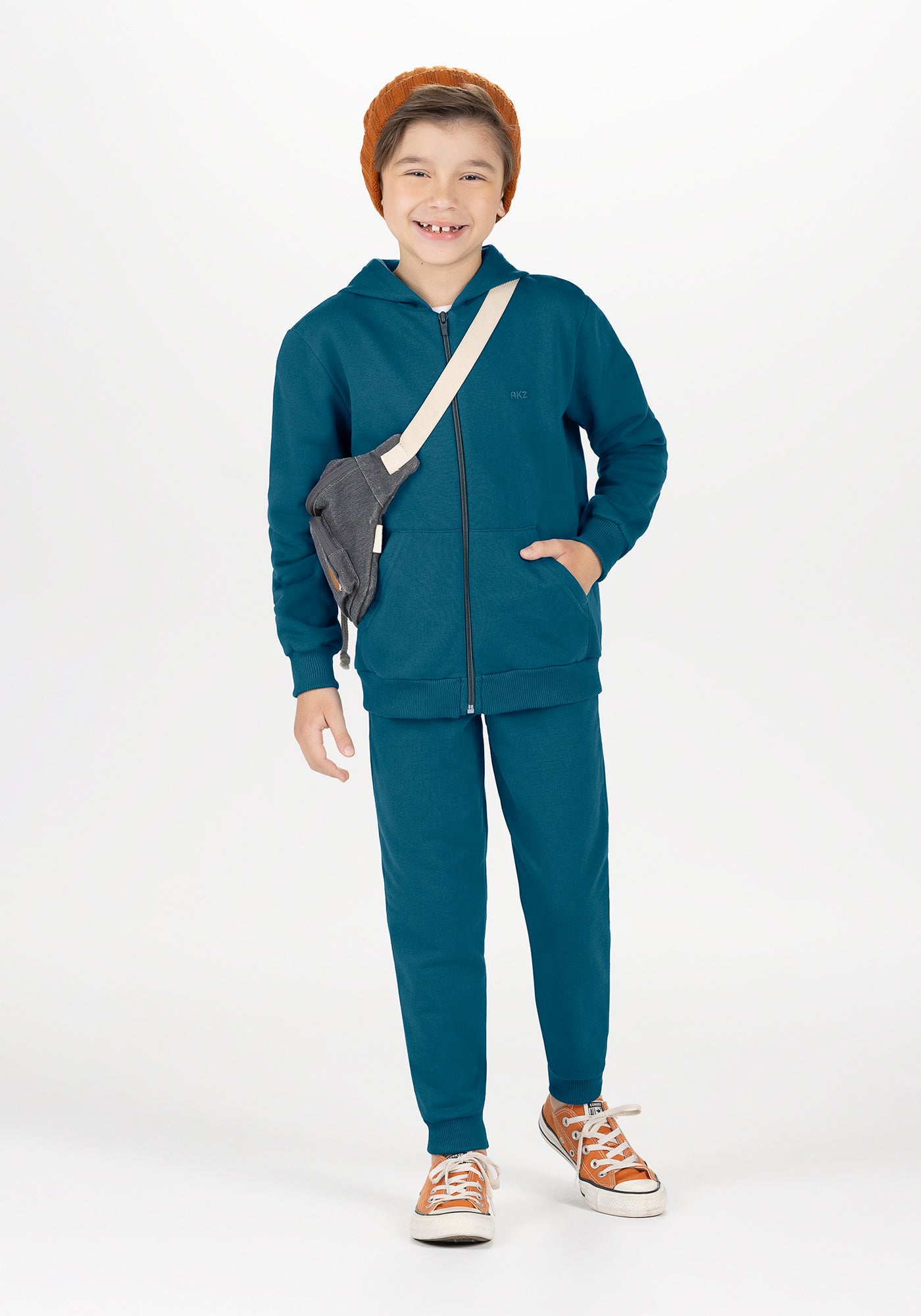 Conjunto Infantil Unissex Alakazoo em Moletom Felpado com Capuz