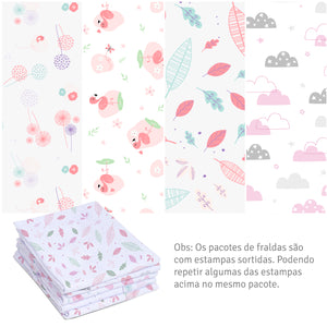 Fralda Estampada Com 15 Unidades Papi