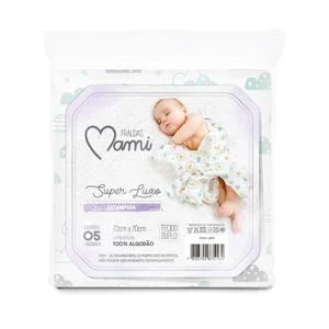Fralda Mami Super Luxo 70X70 Estampada