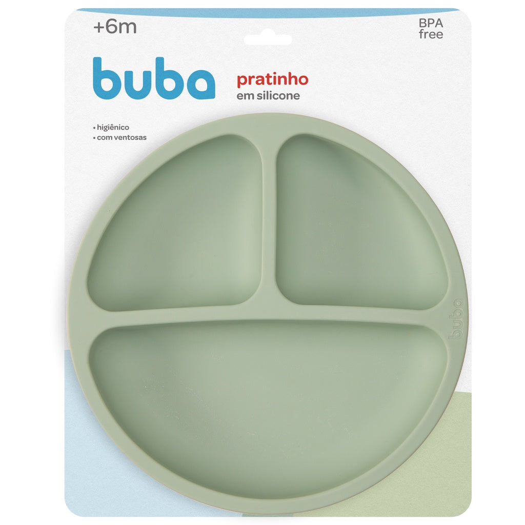 Pratinho Buba Em Silicone Com Ventosa +6M