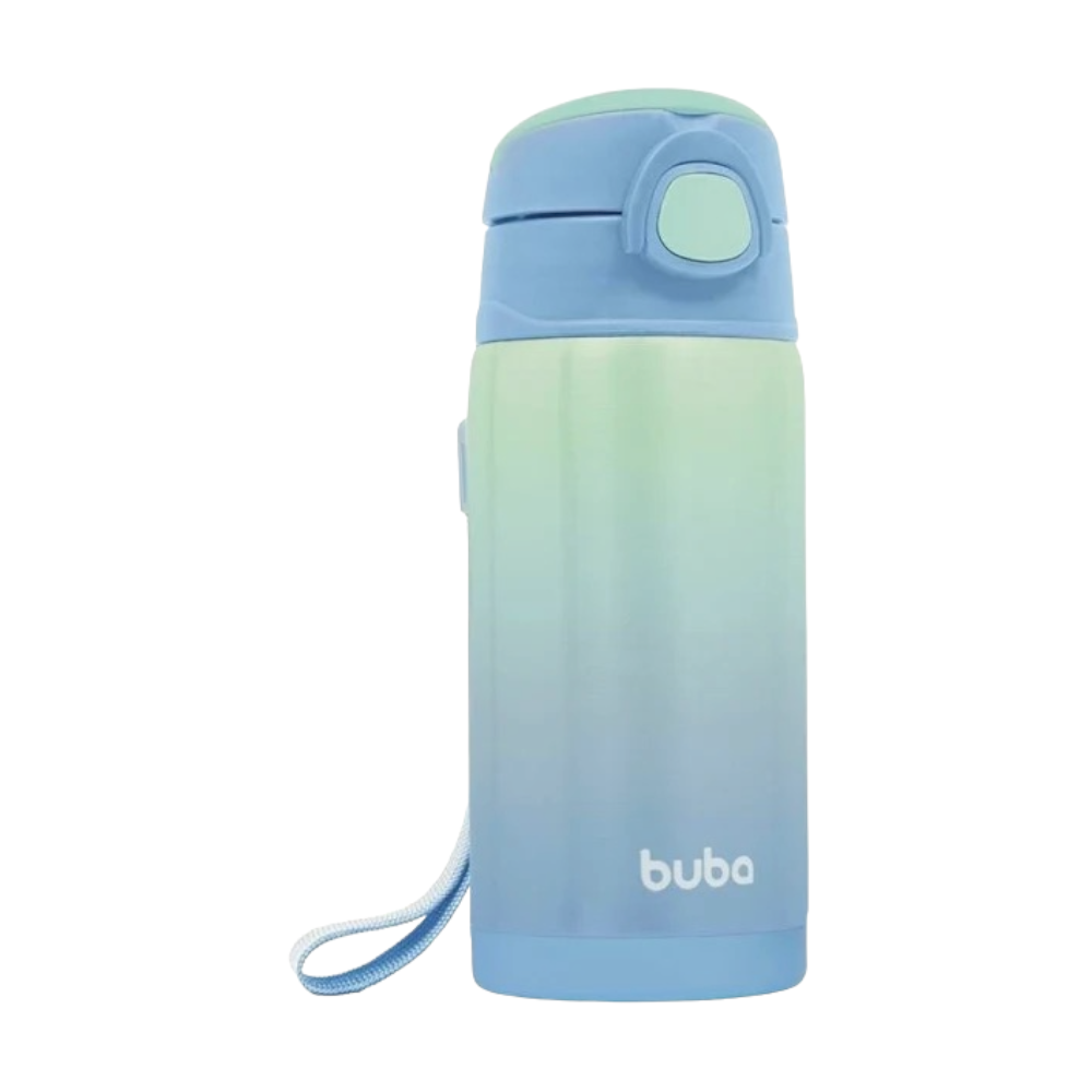 Copo Térmico Parede Dupla Com Canudo Buba