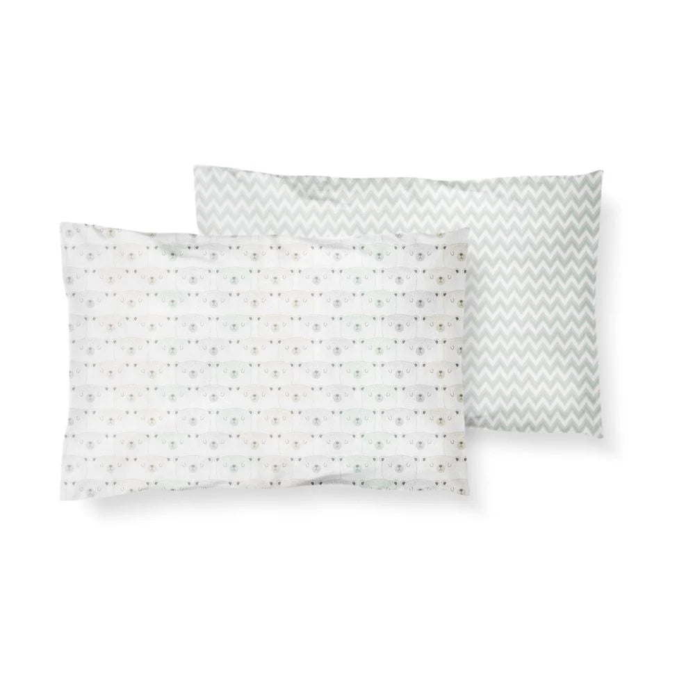 Kit Fronha Papi Baby Estampa Chevron Com 2 Unidade