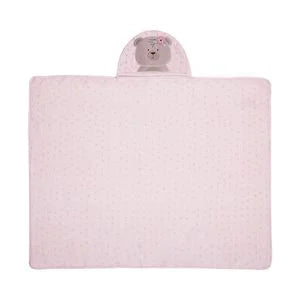 Cobertor Papi Friends De Microfibra Com Capuz Ursa Ema