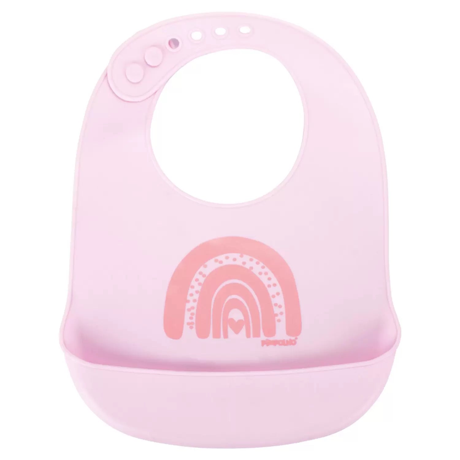 Babador Pimpolho De Silicone Arco-Iris