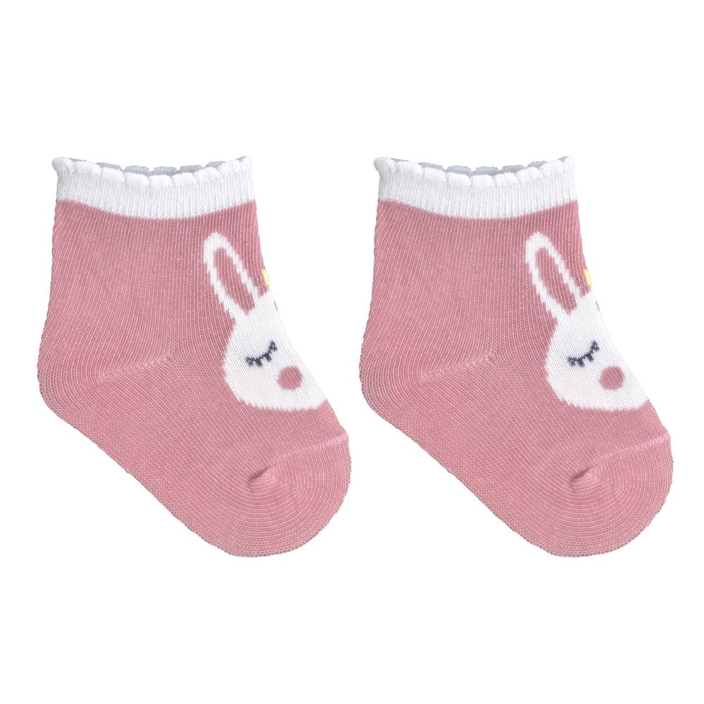 Meia Colorida Pimpolho Feminino Coelho
